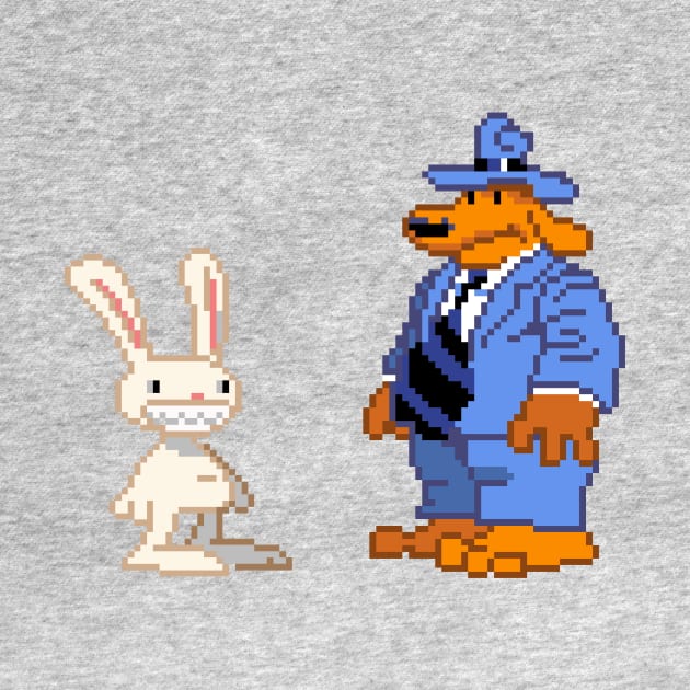 Sam and Max by Retro8Bit Fashion Store